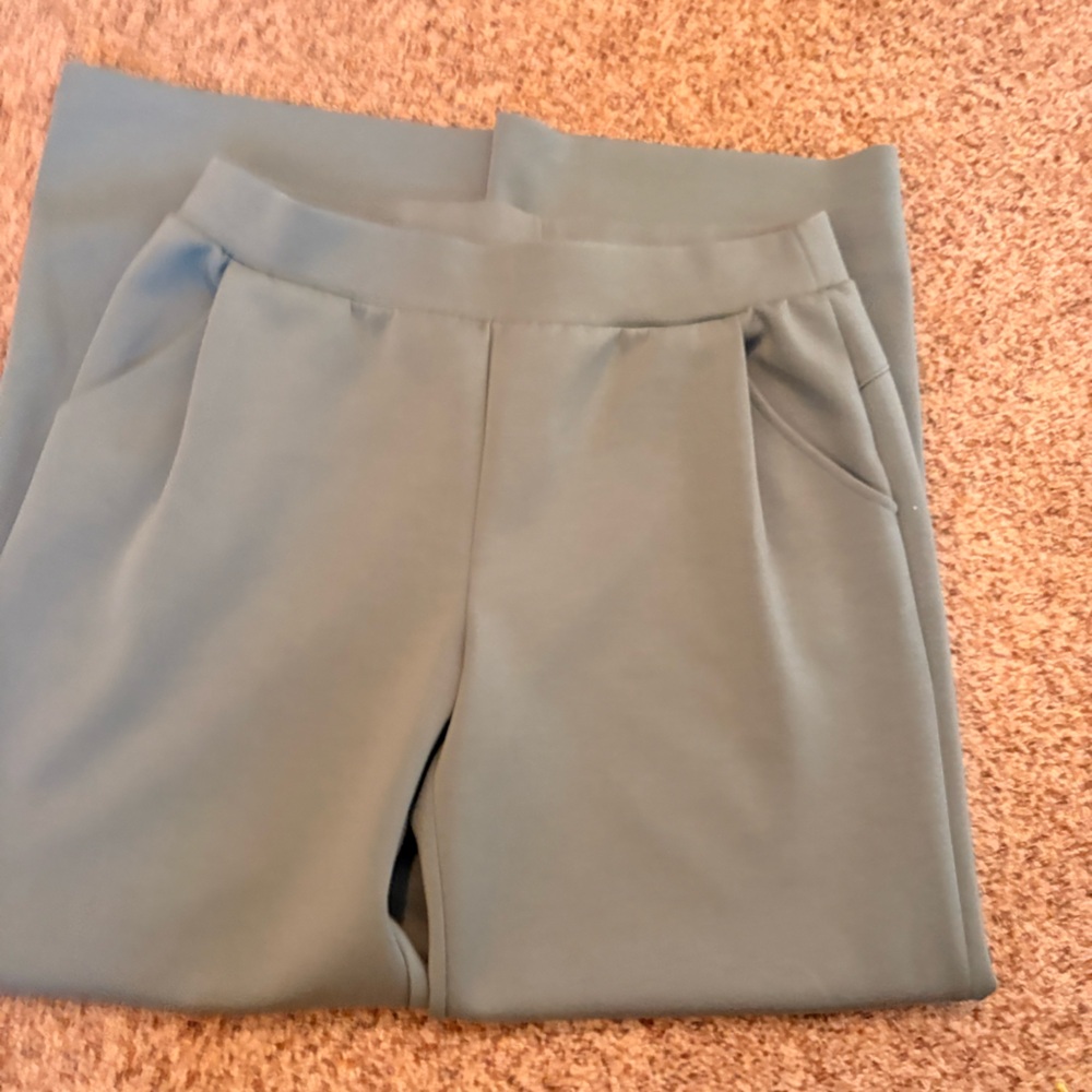 Zella Seafoam Green Wide Leg Pants - Picture 3 of 7